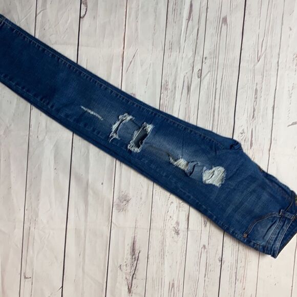 Skinny distressed jeans - Picture 5 of 9